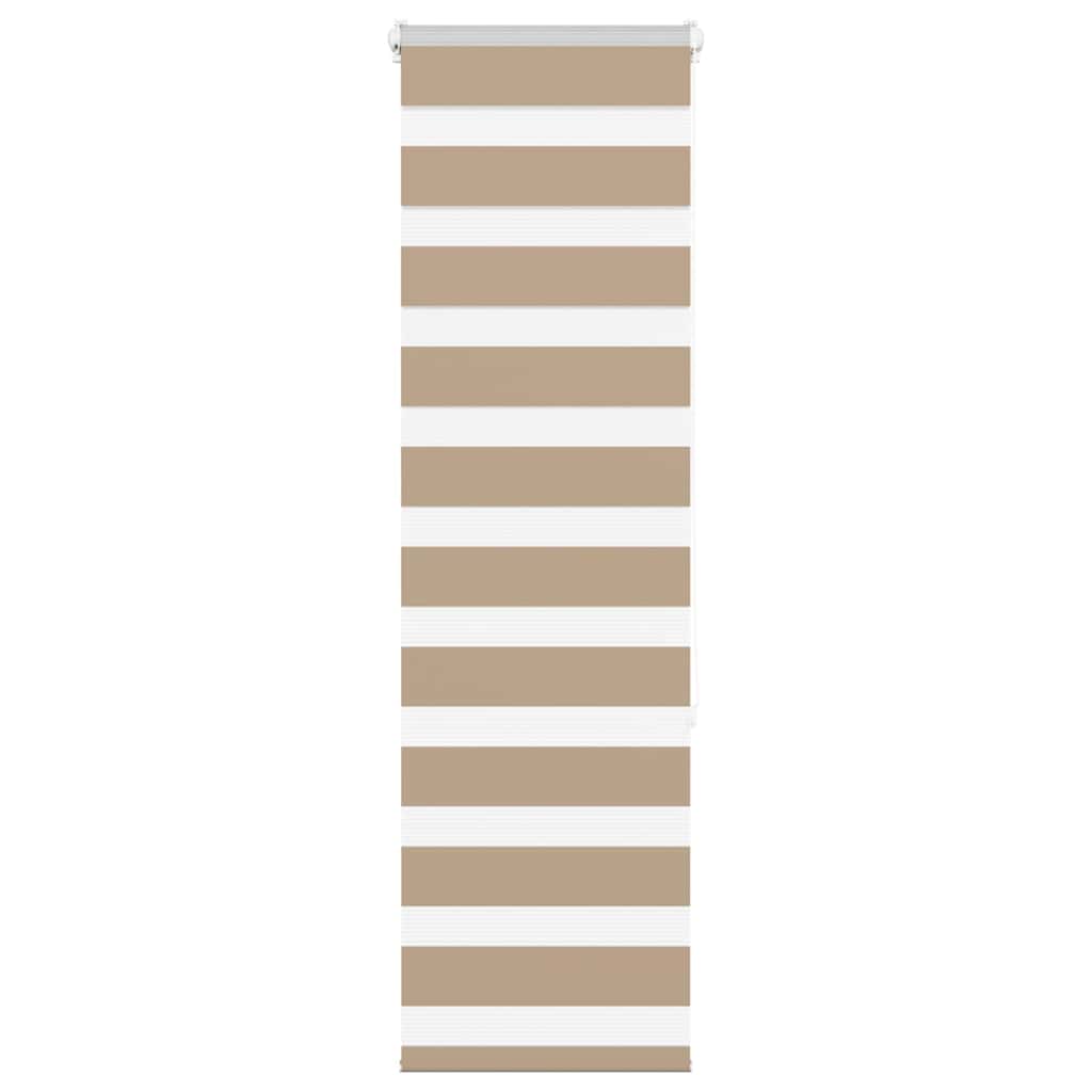 VidaXL zebragardin 40x150 cm stofbredde 35,9 cm polyester sandbrun