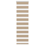 VidaXL zebragardin 40x150 cm stofbredde 35,9 cm polyester sandbrun