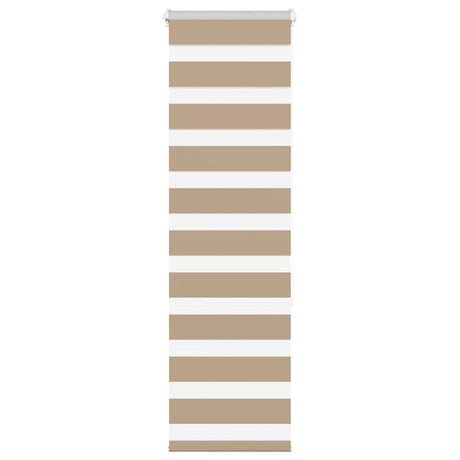 VidaXL zebragardin 50x150 cm stofbredde 55,9 cm polyester sandbrun