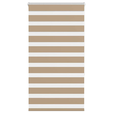 VidaXL zebragardin 70x150 cm stofbredde 65,9 cm polyester sandbrun