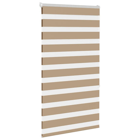 VidaXL zebragardin 70x150 cm stofbredde 65,9 cm polyester sandbrun