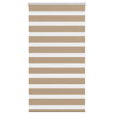 VidaXL zebragardin 75x150 cm stofbredde 70,9 cm polyester sandbrun