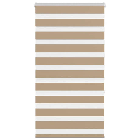 VidaXL zebragardin 75x150 cm stofbredde 70,9 cm polyester sandbrun