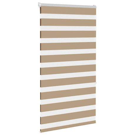 VidaXL zebragardin 75x150 cm stofbredde 70,9 cm polyester sandbrun