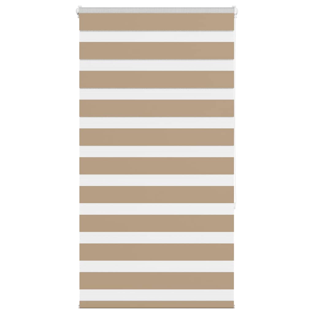VidaXL zebragardin 80x150 cm stofbredde 75,9 cm polyester sandbrun