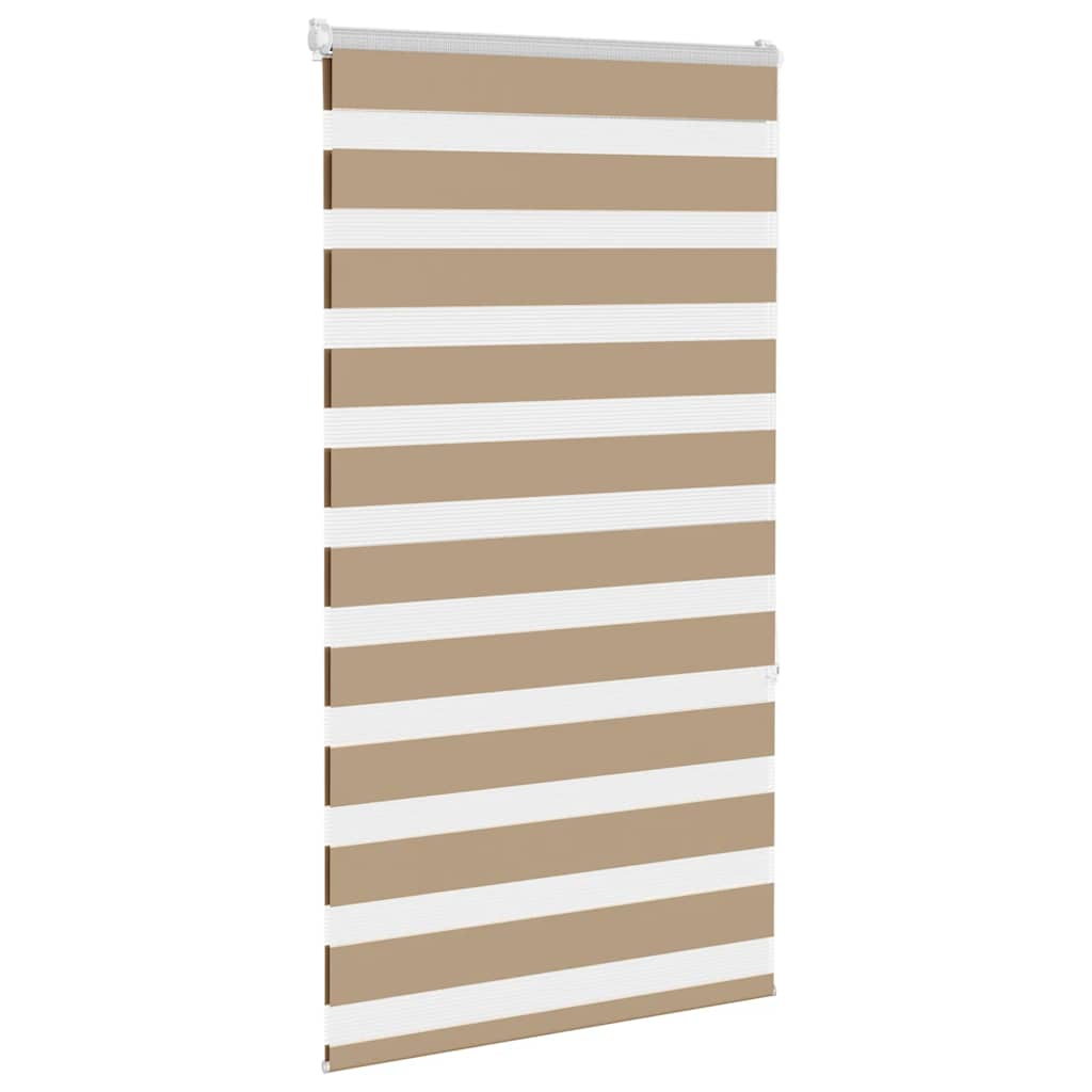 VidaXL zebragardin 80x150 cm stofbredde 75,9 cm polyester sandbrun