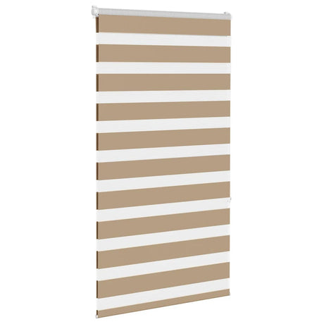 VidaXL zebragardin 80x150 cm stofbredde 75,9 cm polyester sandbrun