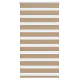 VidaXL zebragardin 85x150 cm stofbredde 80,9 cm polyester sandbrun