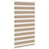 VidaXL zebragardin 85x150 cm stofbredde 80,9 cm polyester sandbrun
