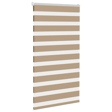 VidaXL zebragardin 85x150 cm stofbredde 80,9 cm polyester sandbrun