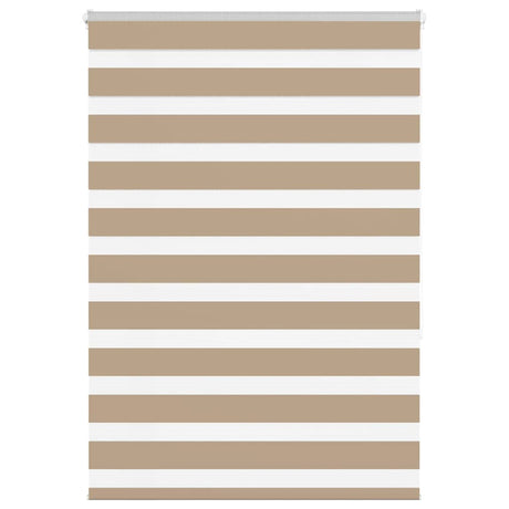VidaXL zebragardin 95x150 cm stofbredde 90,9 cm polyester sandbrun