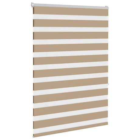 VidaXL zebragardin 100x150 cm stofbredde 95,9 cm polyester sandbrun