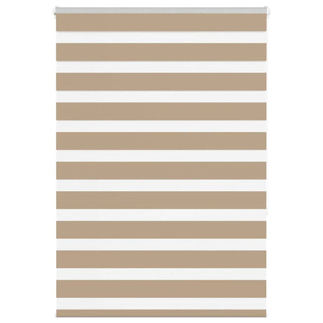 VidaXL zebragardin 105x150 cm stofbredde 100,9 cm polyester sandbrun