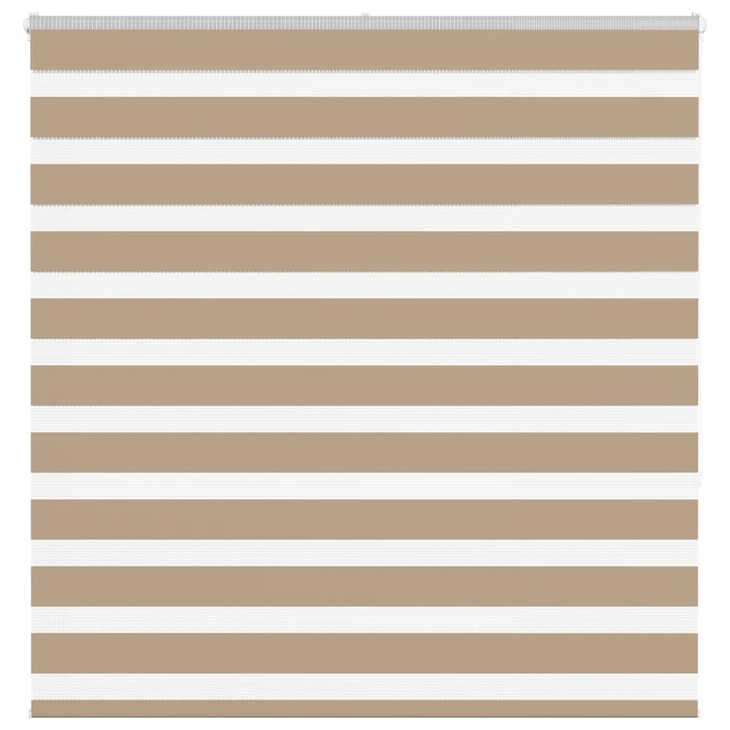 VidaXL zebragardin 145x150 cm stofbredde 140,9 cm polyester sandbrun