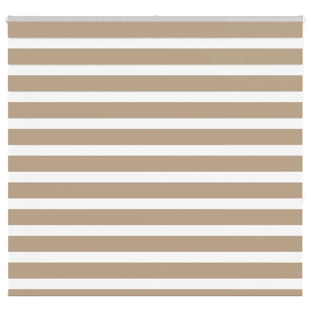 VidaXL zebragardin 160x150 cm stofbredde 155,9 cm polyester sandbrun