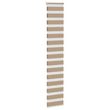 VidaXL zebragardin 40x200 cm stofbredde 35,9 cm polyester sandbrun