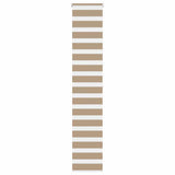 VidaXL zebragardin 45x200 cm stofbredde 40,9 cm polyester sandbrun