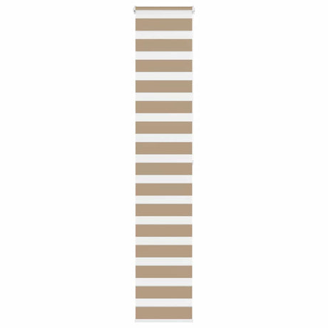 VidaXL zebragardin 45x200 cm stofbredde 40,9 cm polyester sandbrun