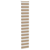 VidaXL zebragardin 45x200 cm stofbredde 40,9 cm polyester sandbrun