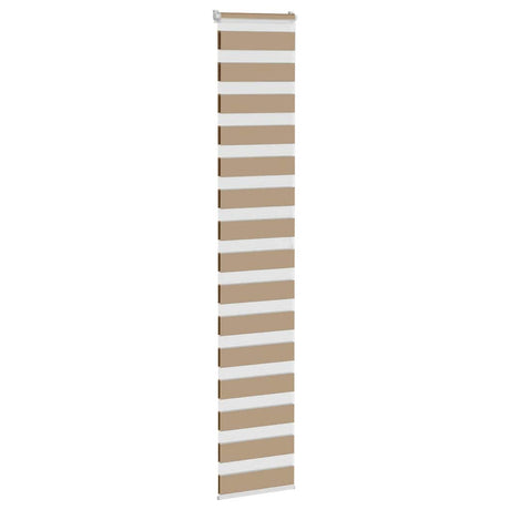 VidaXL zebragardin 45x200 cm stofbredde 40,9 cm polyester sandbrun