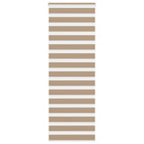 VidaXL zebragardin 70x200 cm stofbredde 65,9 cm polyester sandbrun