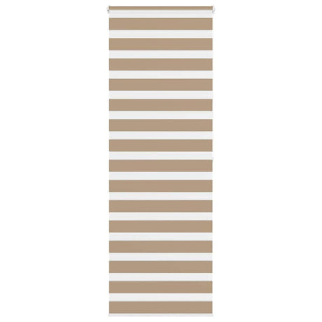 VidaXL zebragardin 70x200 cm stofbredde 65,9 cm polyester sandbrun