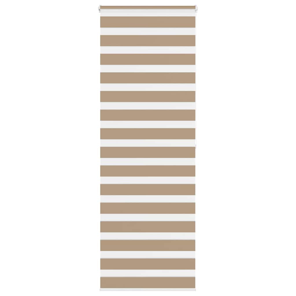 VidaXL zebragardin 80x200 cm stofbredde 75,9 cm polyester sandbrun