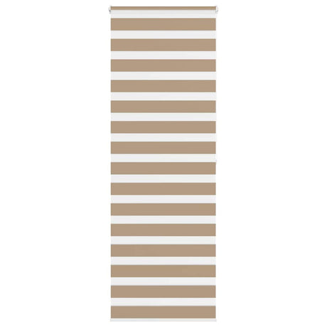 VidaXL zebragardin 80x200 cm stofbredde 75,9 cm polyester sandbrun