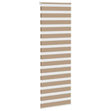 VidaXL zebragardin 80x200 cm stofbredde 75,9 cm polyester sandbrun