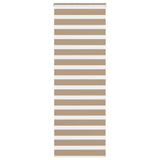 VidaXL zebragardin 85x200 cm stofbredde 80,9 cm polyester sandbrun