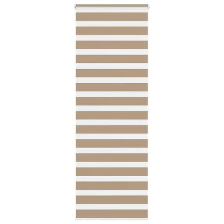 VidaXL zebragardin 85x200 cm stofbredde 80,9 cm polyester sandbrun