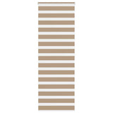 VidaXL zebragardin 90x200 cm stofbredde 85,9 cm polyester sandbrun