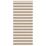 VidaXL zebragardin 95x200 cm stofbredde 90,9 cm polyester sandbrun