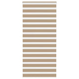 VidaXL zebragardin 100x200 cm stofbredde 95,9 cm polyester sandbrun