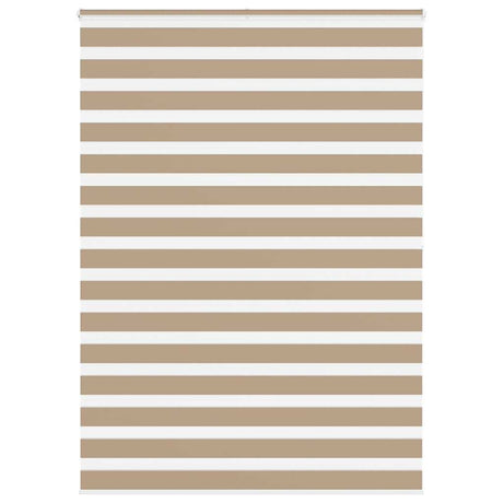 VidaXL zebragardin 155x200 cm stofbredde 150,9 cm polyester sandbrun