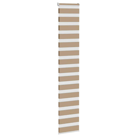 VidaXL zebragardin 40x230 cm stofbredde 35,9 cm polyester sandbrun