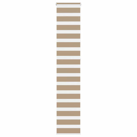 VidaXL zebragardin 45x230 cm stofbredde 40,9 cm polyester sandbrun