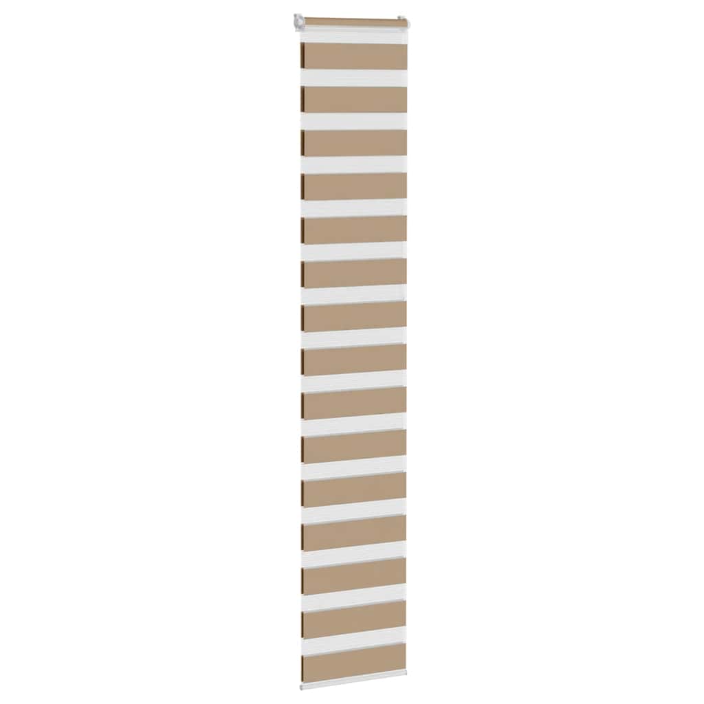 VidaXL zebragardin 45x230 cm stofbredde 40,9 cm polyester sandbrun