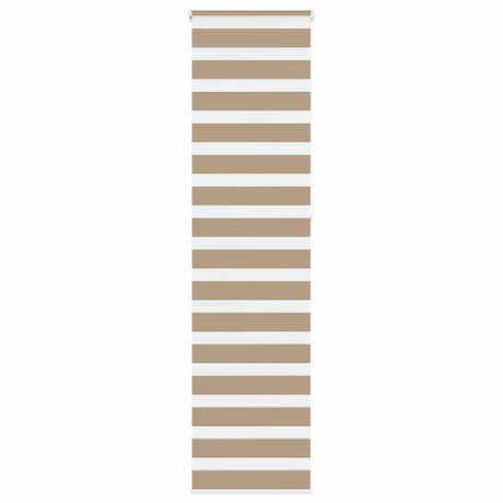 VidaXL zebragardin 55x230 cm stofbredde 50,9 cm polyester sandbrun