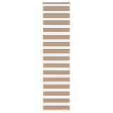 VidaXL zebragardin 60x230 cm stofbredde 55,9 cm polyester sandbrun