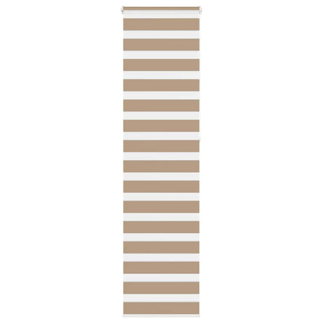 VidaXL zebragardin 60x230 cm stofbredde 55,9 cm polyester sandbrun