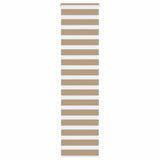 VidaXL zebragardin 65x230 cm stofbredde 60,9 cm polyester sandbrun