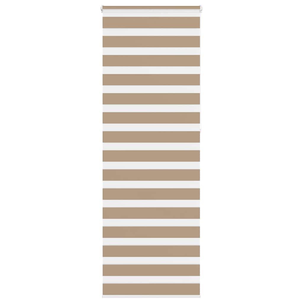 VidaXL zebragardin 70x230 cm stofbredde 65,9 cm polyester sandbrun