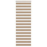 VidaXL zebragardin 70x230 cm stofbredde 65,9 cm polyester sandbrun