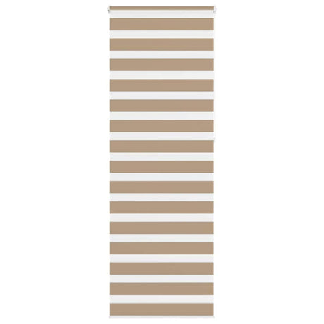 VidaXL zebragardin 75x230 cm stofbredde 70,9 cm polyester sandbrun