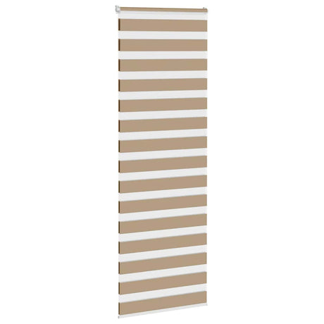 VidaXL zebragardin 75x230 cm stofbredde 70,9 cm polyester sandbrun
