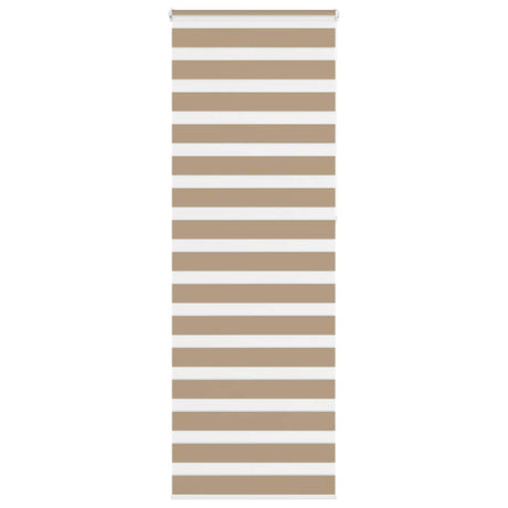 VidaXL zebragardin 80x230 cm stofbredde 75,9 cm polyester sandbrun