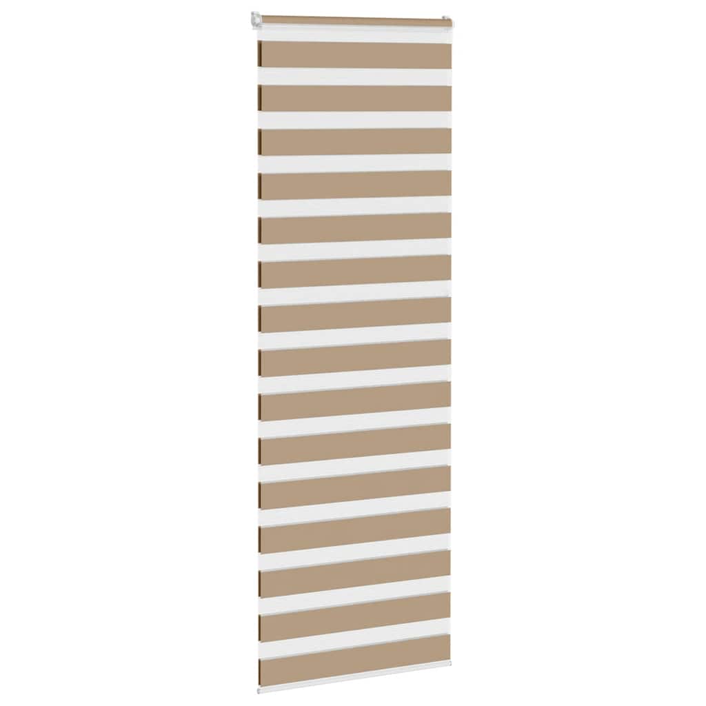 VidaXL zebragardin 80x230 cm stofbredde 75,9 cm polyester sandbrun
