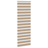 VidaXL zebragardin 80x230 cm stofbredde 75,9 cm polyester sandbrun