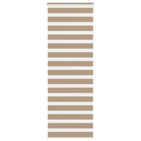 VidaXL zebragardin 85x230 cm stofbredde 80,9 cm polyester sandbrun